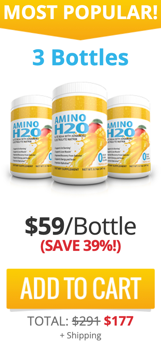 Amino H2O - 3 Bottles